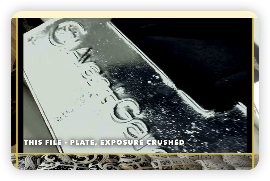 User-supplied plate frame